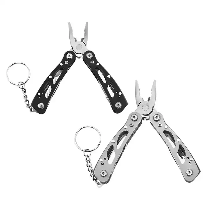 Hot Sale Multifunctional Pliers Hand Tools Portable Tool Folding Pocket Folding Knife With Key Ring