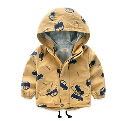 Стильная одежда для мальчиков; Детская ветровка; Пальто для мальчиков, спортивный костюм для малышей из/зимняя одежда для мальчиков и девочек 3-5 лет