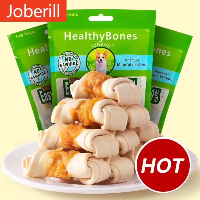 Eco Friendly Pet Food Factory Suppliers Dog Treats Chewing Toys Snack Customized Chew Teeth Cleaning Toy Bones