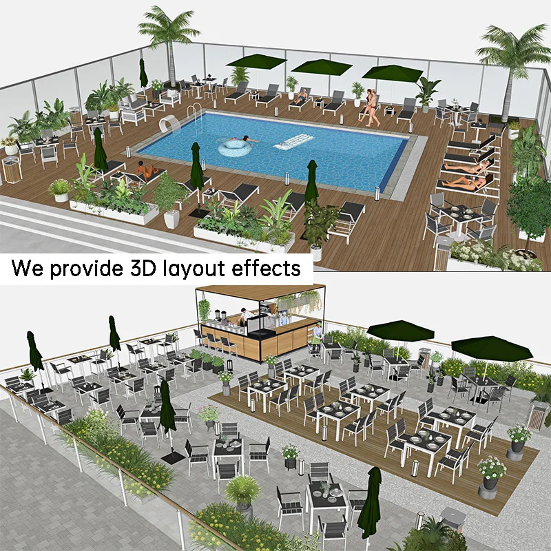 Foshan Swimming pool outdoor chais lounger