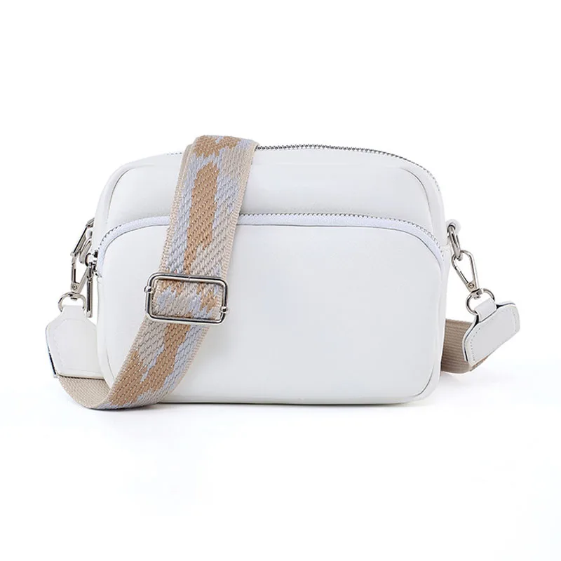 Fashion single shoulder strap pu leather sling shoulder cross body bag for women