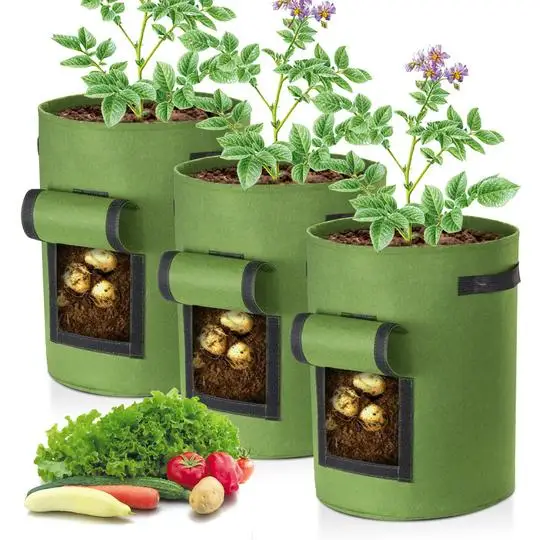 High Quality Fabric Plant Bags Hot Selling Vegetables Grow Bag Suitable for Potato