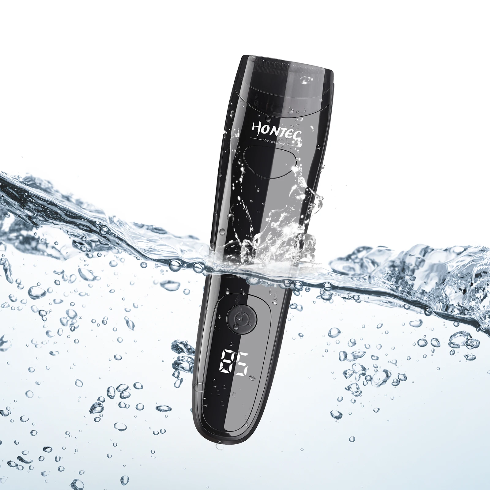 Vacuum hair clipper ultra quiet  trimmer  rechargeable cordless washable haircut kit with Titanium-coated ceramic blade