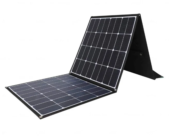 150W foldable solar panel with kickstands QC3.0 USB-A Type-C for Jackery Rockpal Goalzero Suaoki Power generator most station