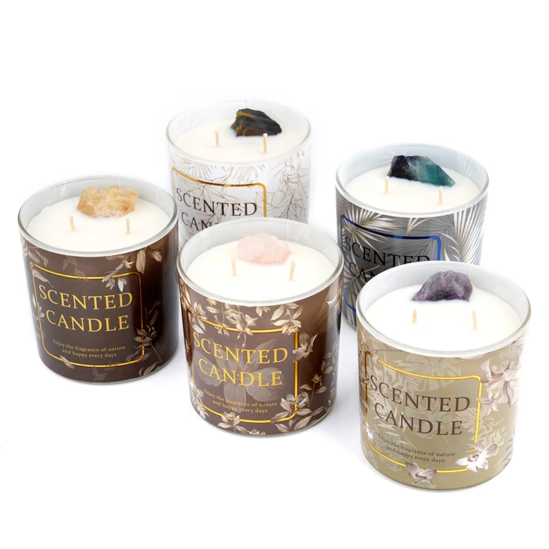 Home Decoration Custom Luxury Scented Candles Customized Candles With Fancy Box