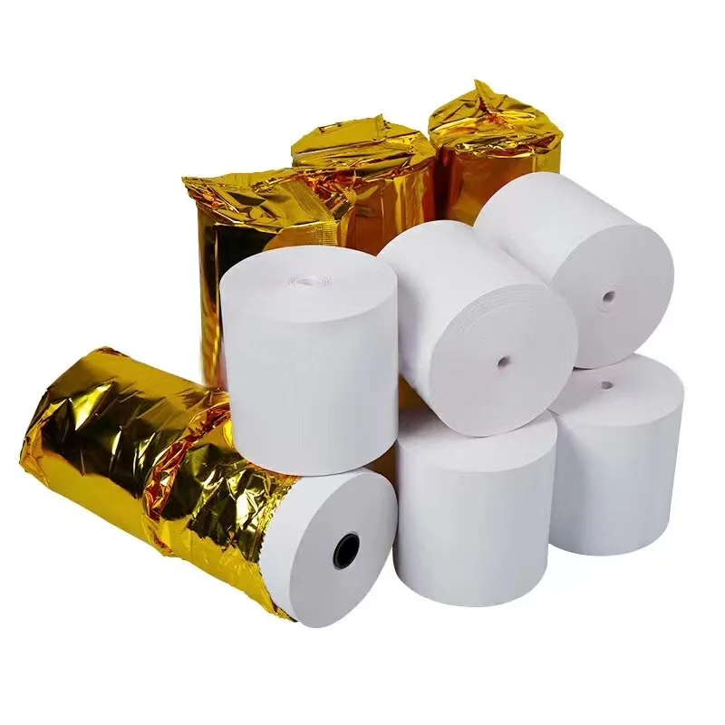 Small sample 58mm 79mm atm pos machine tharmal printer cash register paper 57x50mm thermal paper receipt bill rolls