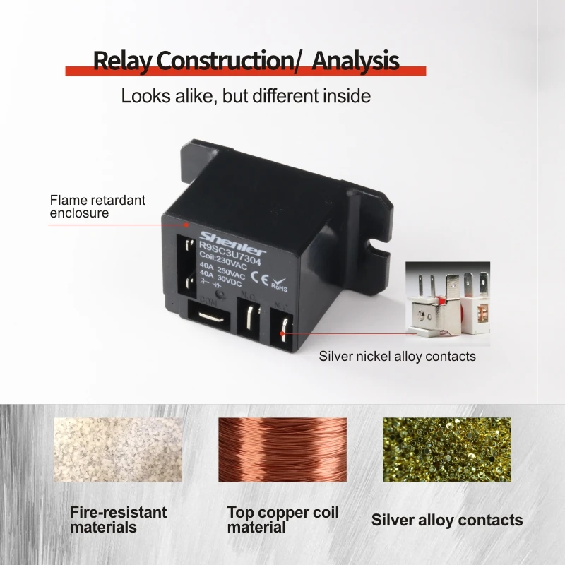 Силовое реле shenler R9SC3U7304 кондиционера 40