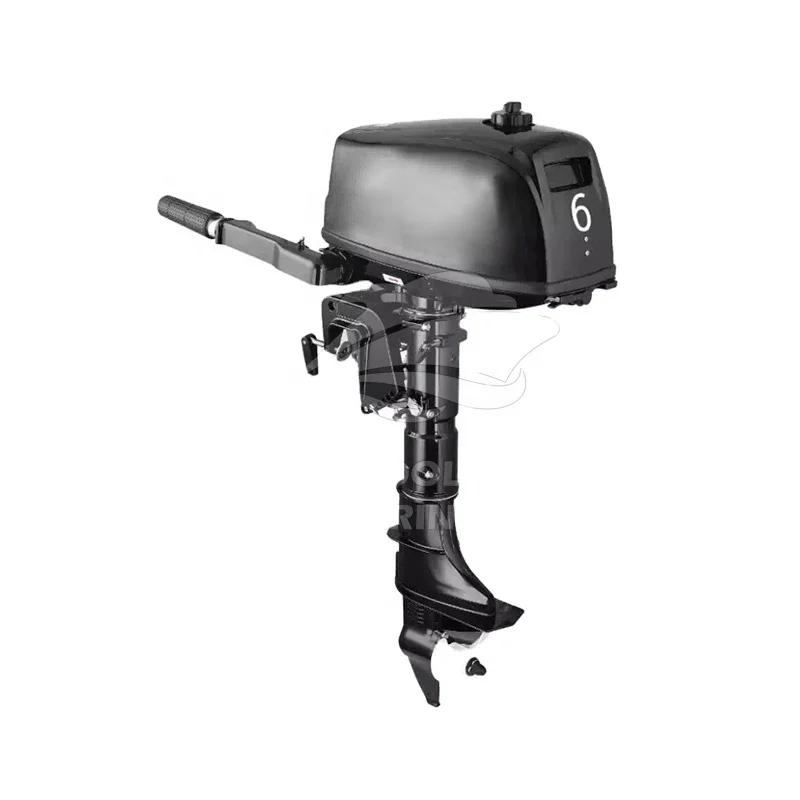 Manual Water Cooled 2-stroke 6 HP Marine Engine Outboard