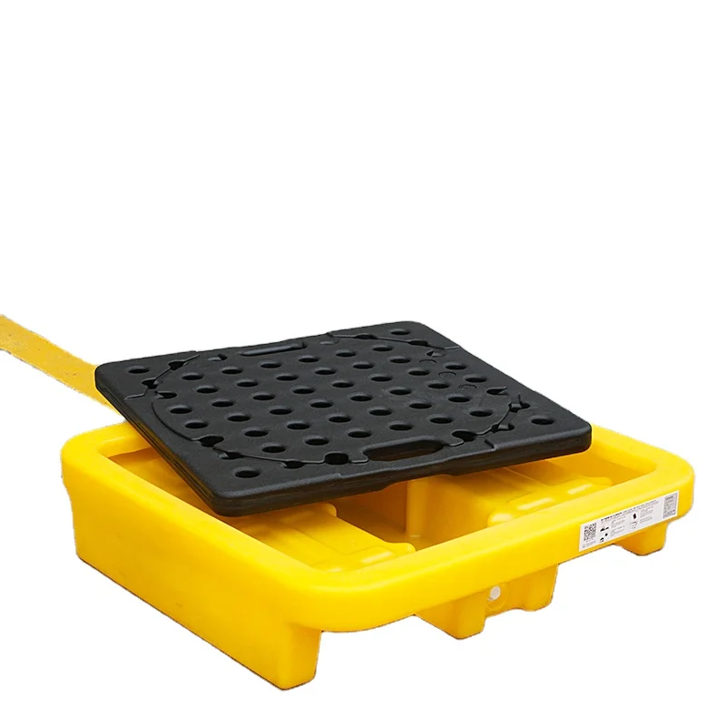 Factory Price Nestable Packing Anti-leakage Lab Tray Spill Control Oil Containment Spill Plastic Pallet*