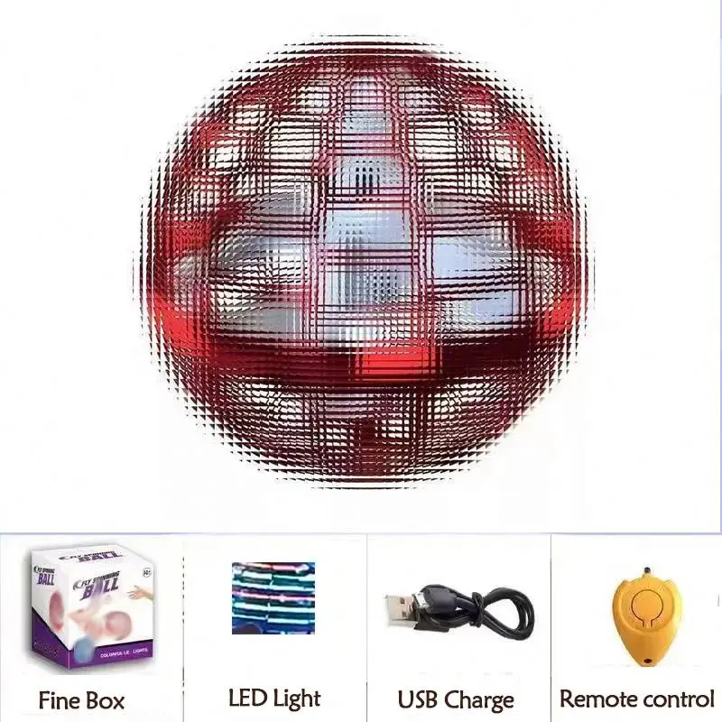 SS 7-9 min Fly Nova Pro Magic 360 Rotating Hover Mini Drone Led Flying Orb Ball Toy Flying Spinner Boomerang Ball