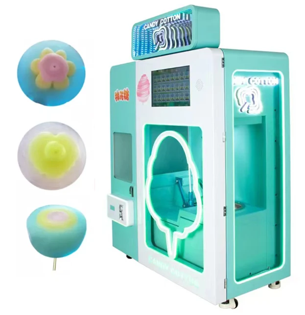 New Arrival Self Vending Machine Cotton Candy Machine Commerical Vending Machine Candy Floss