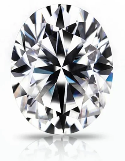 10mm*12mm 6arat/p D VVS Excellent Cut Synthetic Moissanite Diamonds Oval Cut Moissanite