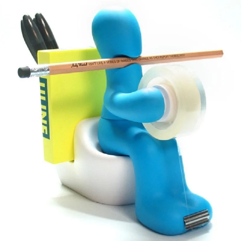 
amazon hot sale creative cute mini stationery toilet tape dispenser for promotion 