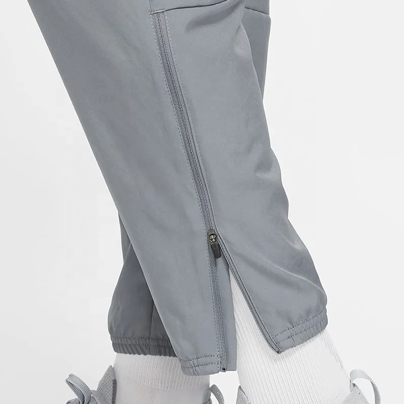 OEM Ultra Thin Breathable Summer Fitness Elastane Waistband Zipper Running Jogging Cheap Wholesale Blank Nylon Jogger Pants