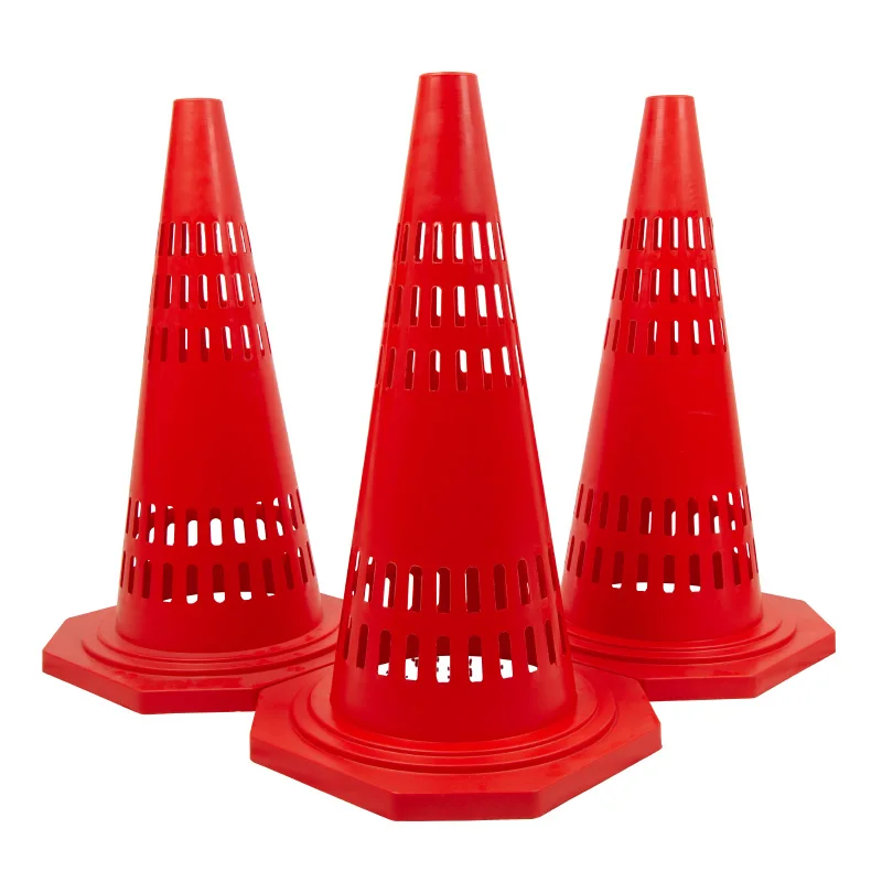 PE Hollow New Design Traffic Safety Cone Windproof Reflective Parking & Ice Cream Reflective Triangle White Reflector Color