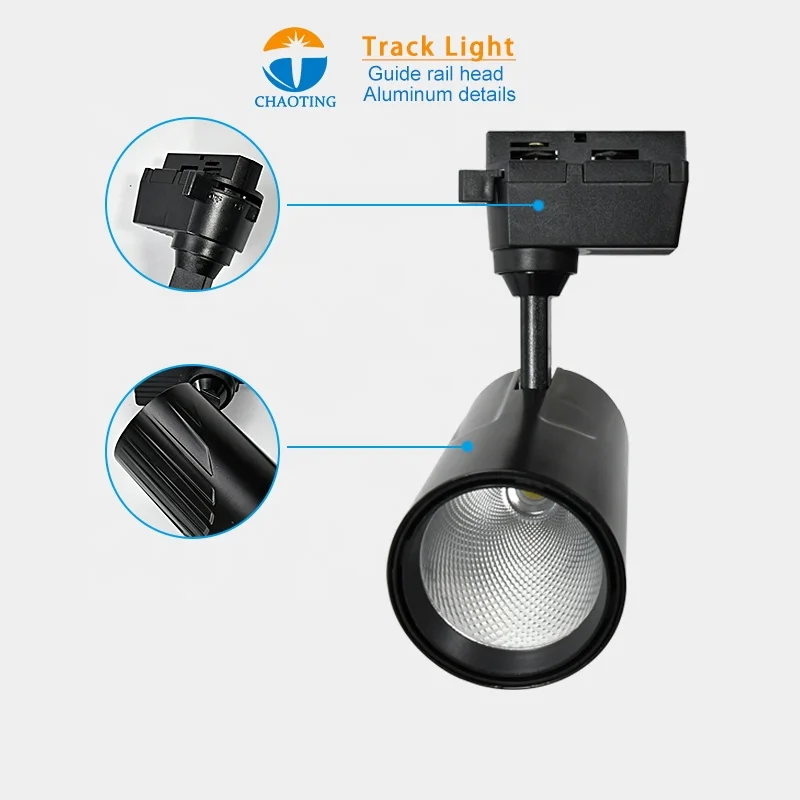 Conductive Fitting Fixture Accessories Photo Studio Ceiling Rail 12W 10W Led Lighting System Track For Track Lighting