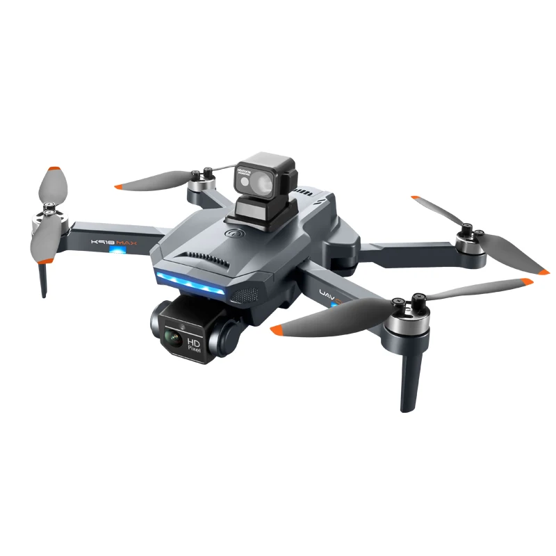 1500M RC Distance 25 Minutes Battery Life Brushless Motor Laser Avoidance GPS Return 4K ESC Dual Camera Drone K918 Max