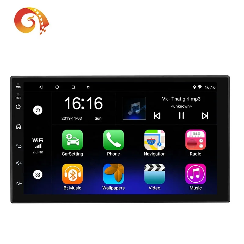 Универсальный 7-ми дюймовый 7168 автомобильный dvd плеер 7 дюймов 2 din android Поддержка автомобильная стереосистема с