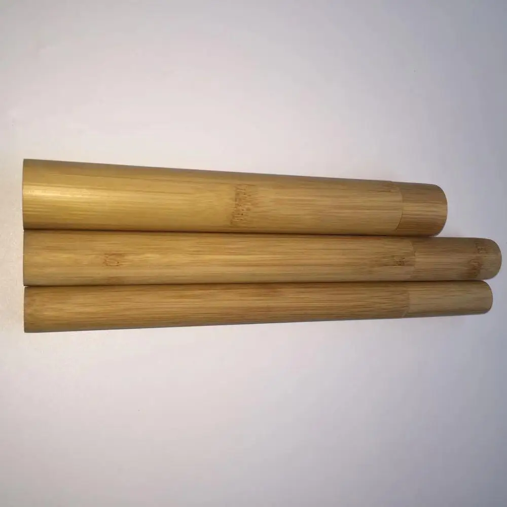 Eco-friendly wood gifts & crafts natural birch wood bamboo tubes box for bamboo straw toothbrush