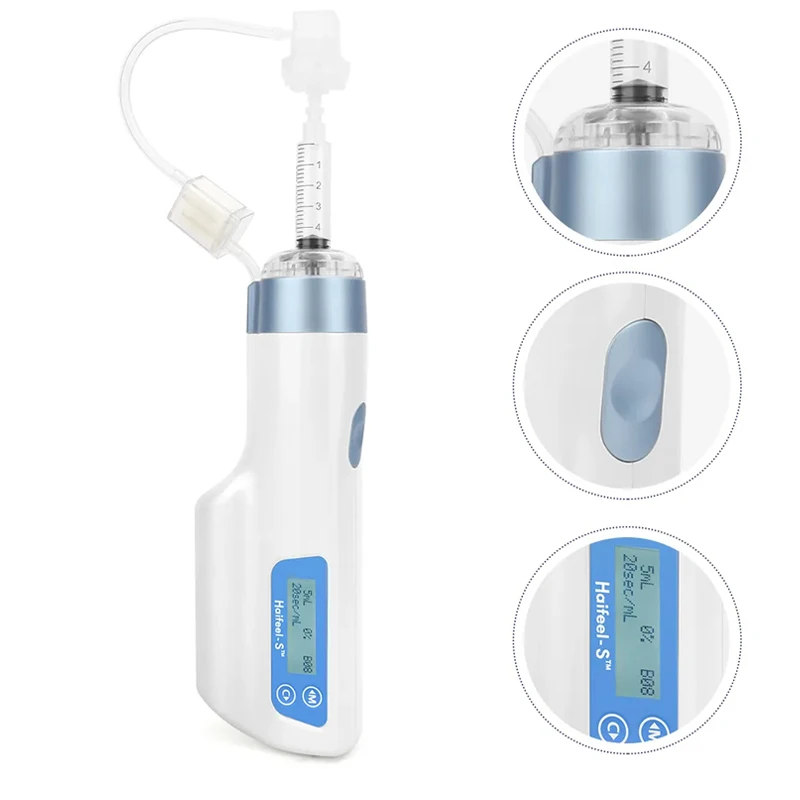 Haifeel wrinkle removal injector 9 pins pressure water meso mesotherapy gun