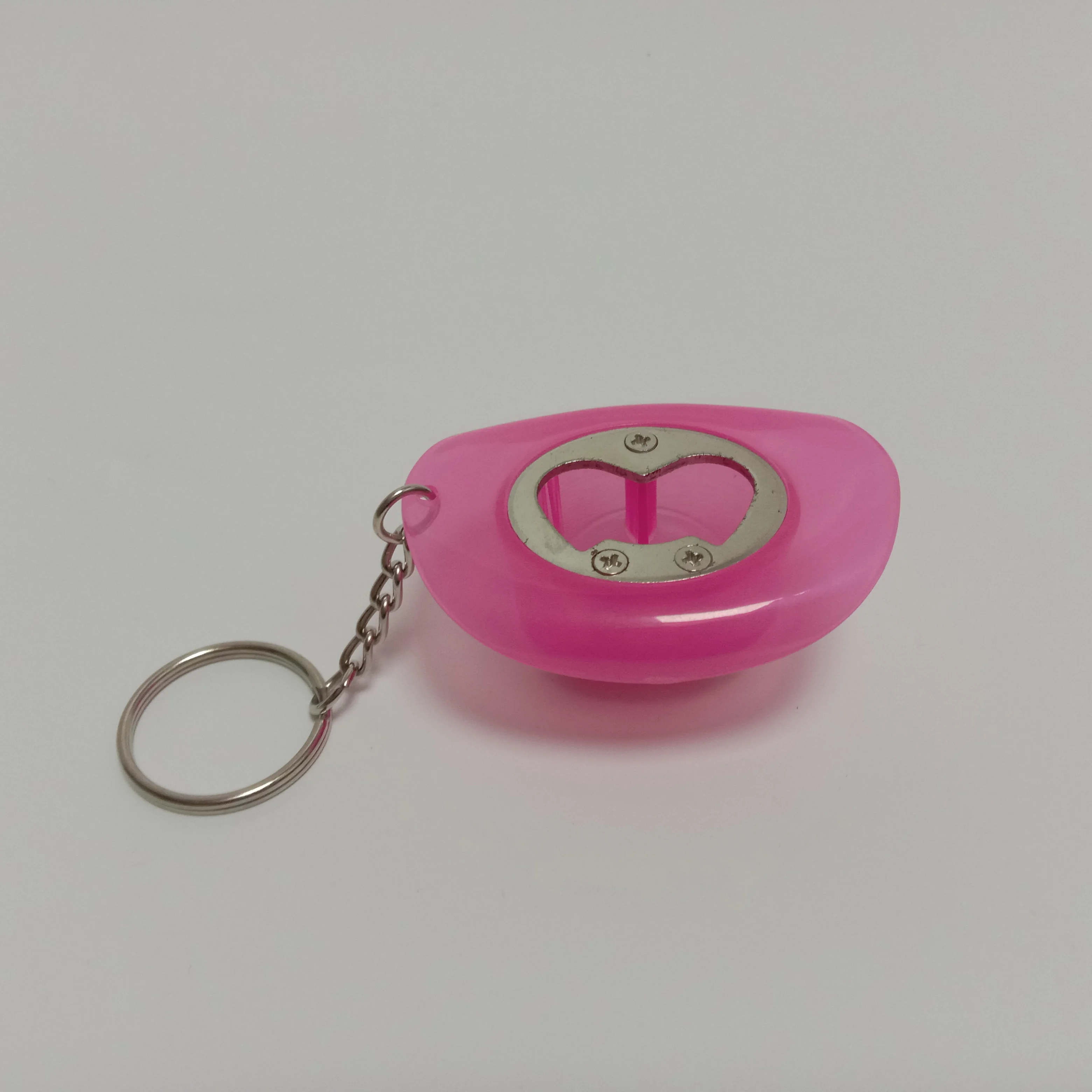 Custom Gift Wholesale Plastic Cowboy Hat Beer Bottle Opener Keychain