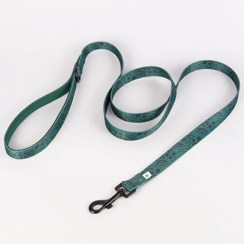 OKEYPETS Wholesale Luxury Print Puppy Lead Pet Standard Size Customize Pattern Dog Leash Pet Accessories