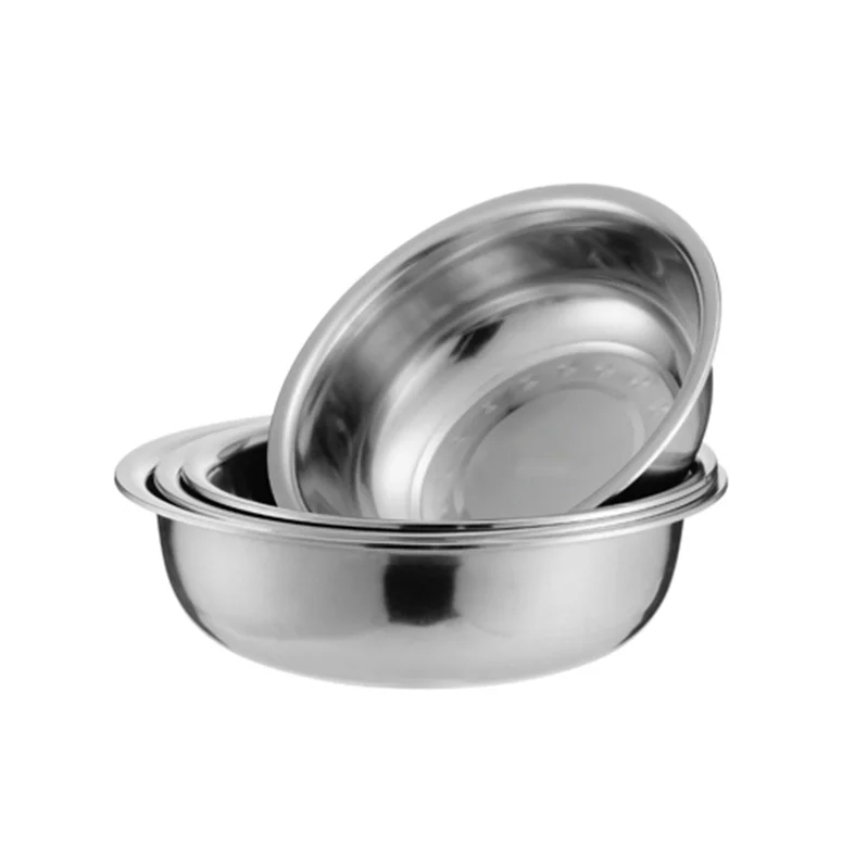 all sizes 304/201/410 Stainless steel round salad pots and wash hand basin