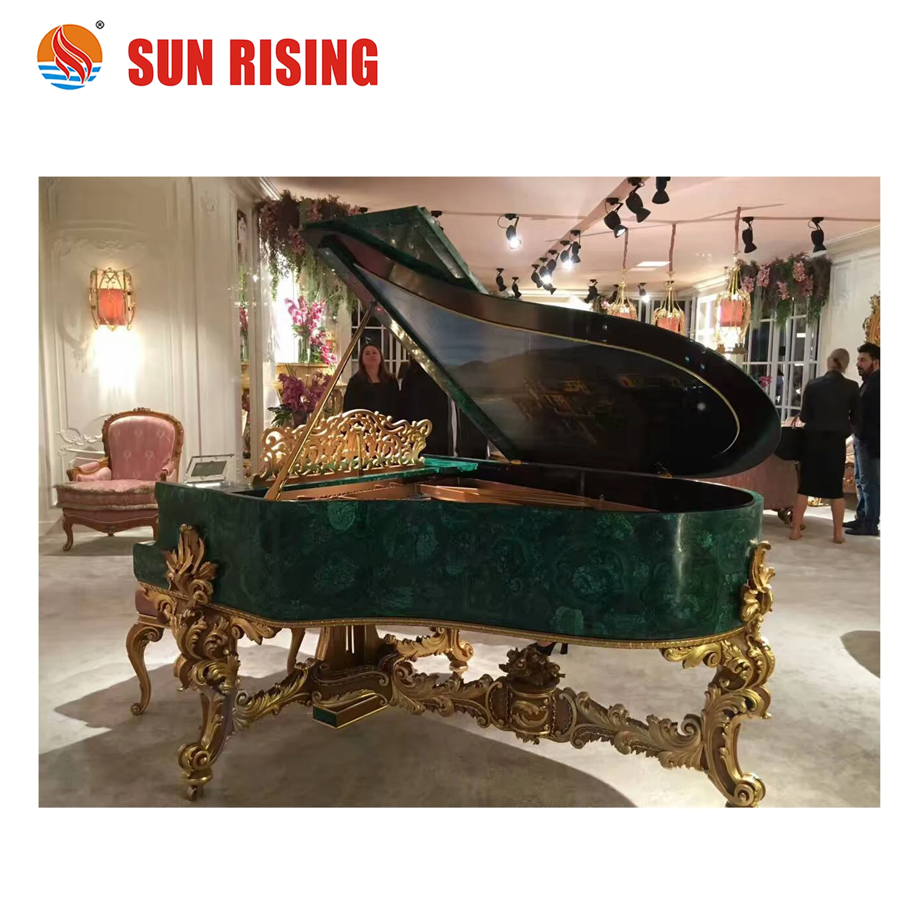 Luxury  Green Malachite Gemstone Slab For Decoration