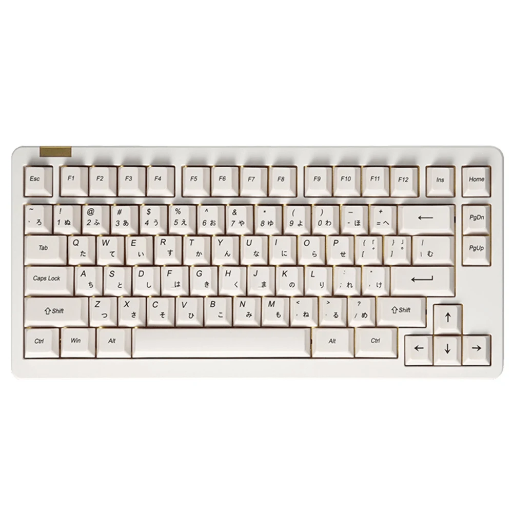 Idobao ID80 Bestype 75% 84 Keys Aluminum Machining CNC Hot Swap South Facing Keyboard Barebones Kit With Brass Weight