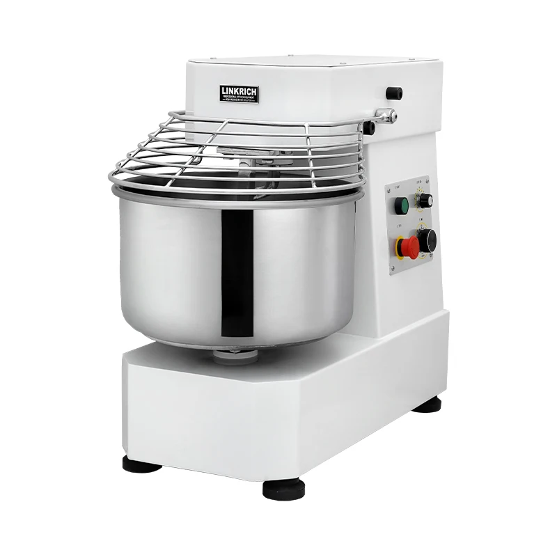 Linkrich Manufacturer Bakery Commercial Floor 20 liter 8kg Single phase Spiral Pizza Bread Flour Dough Mixer Machine