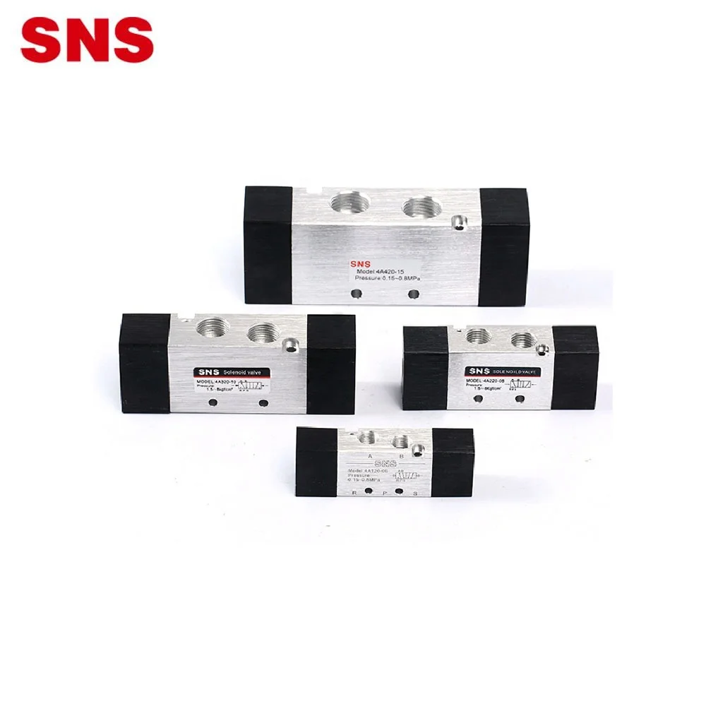 SNS 4A1 series China control pneumatic aluminum air control solenoid valve
