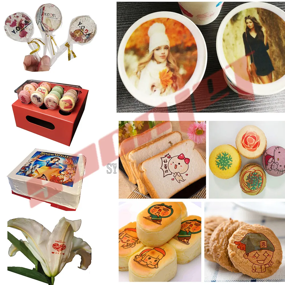2021 Automatic Colorful Inkjet Printers 3D Food Cake Coffee Printer Machine with CE Certificate digital printing shop machines