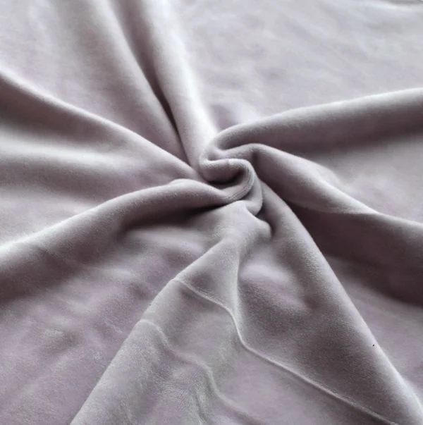 2023 hot sale polyester knitted elastic four-way stretch spandex dyed fleece fabric