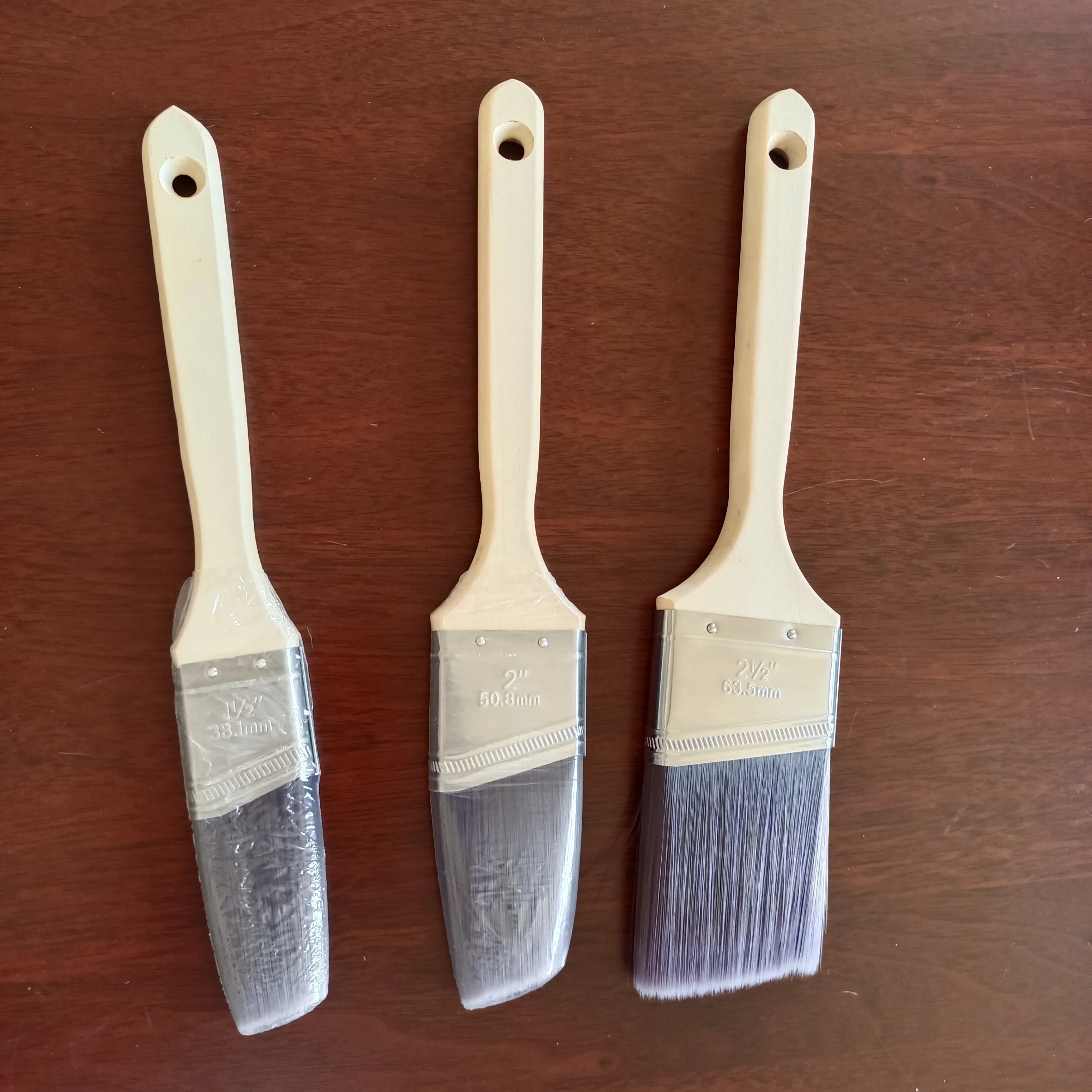 Beautiful Wooden handle Tapered filament Wholesales Paint  brush