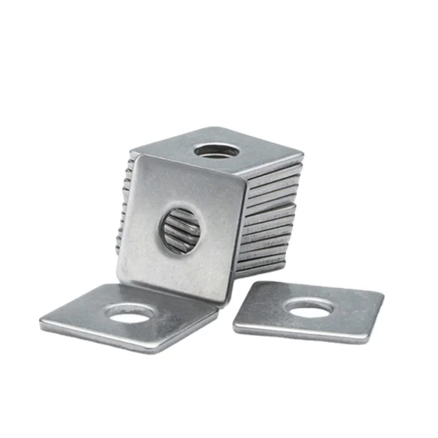 Non-Standard Brass Copper Aluminium Metal Square Washers