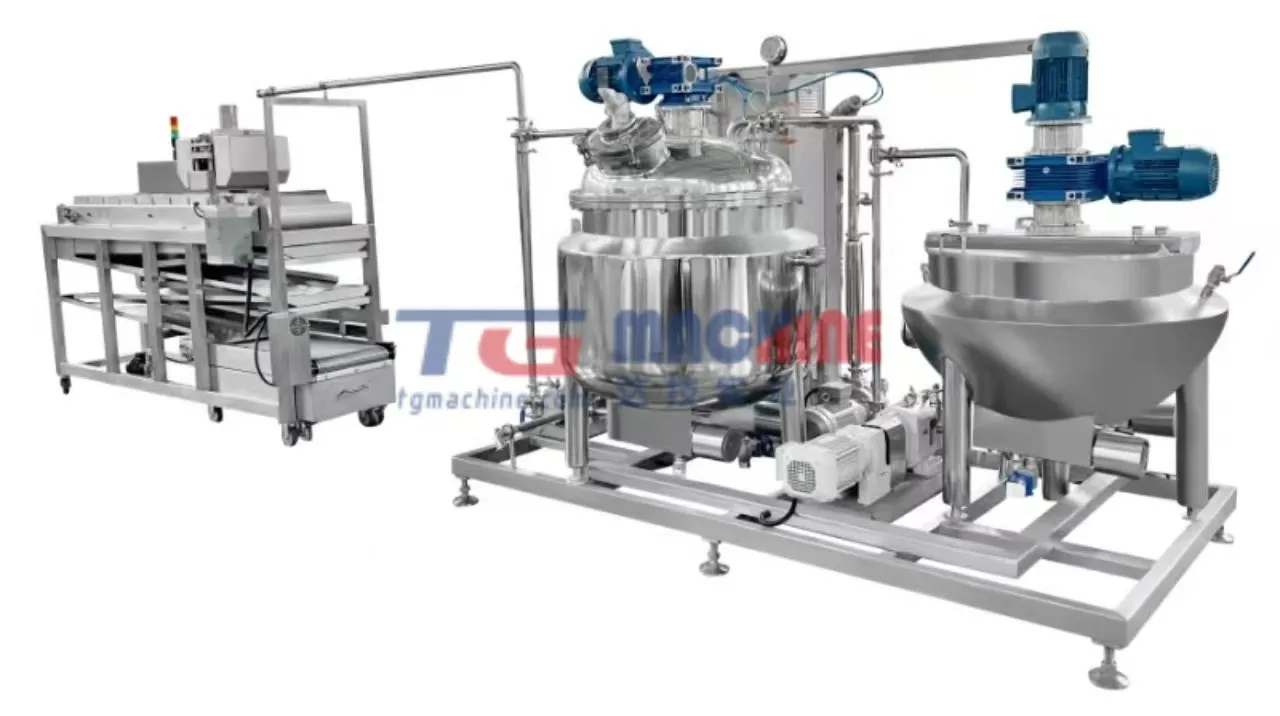 Large Production Capacity Automatic Bursting Juice Ball Maker Popping Boba Making Line For Bubble Tea