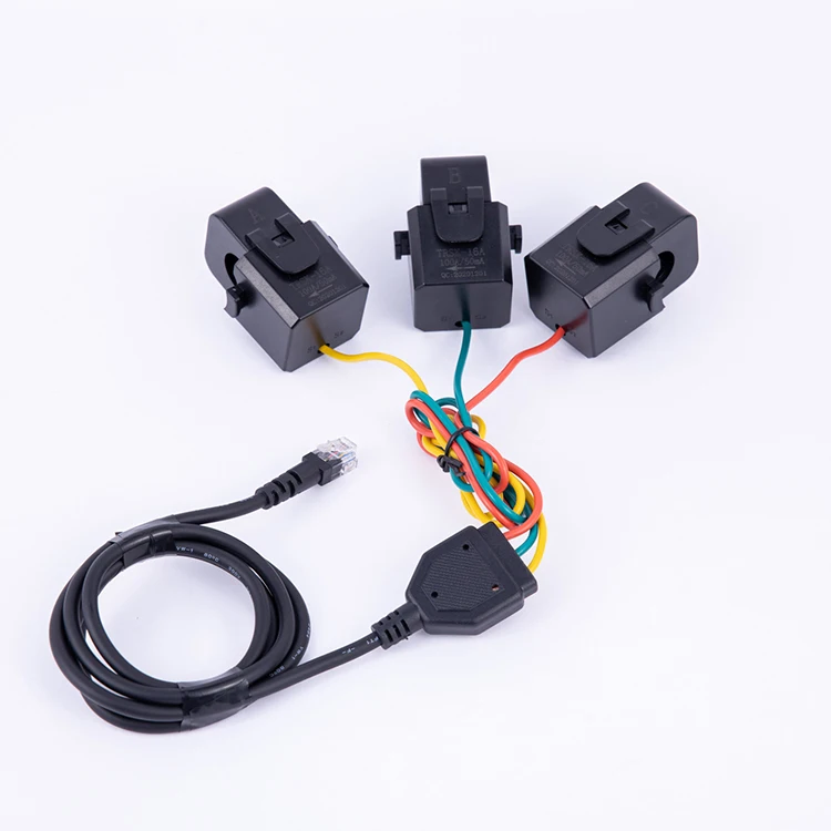 TR-Uninterrupted continuous line 180-degree open-close cable split core current transformer ct