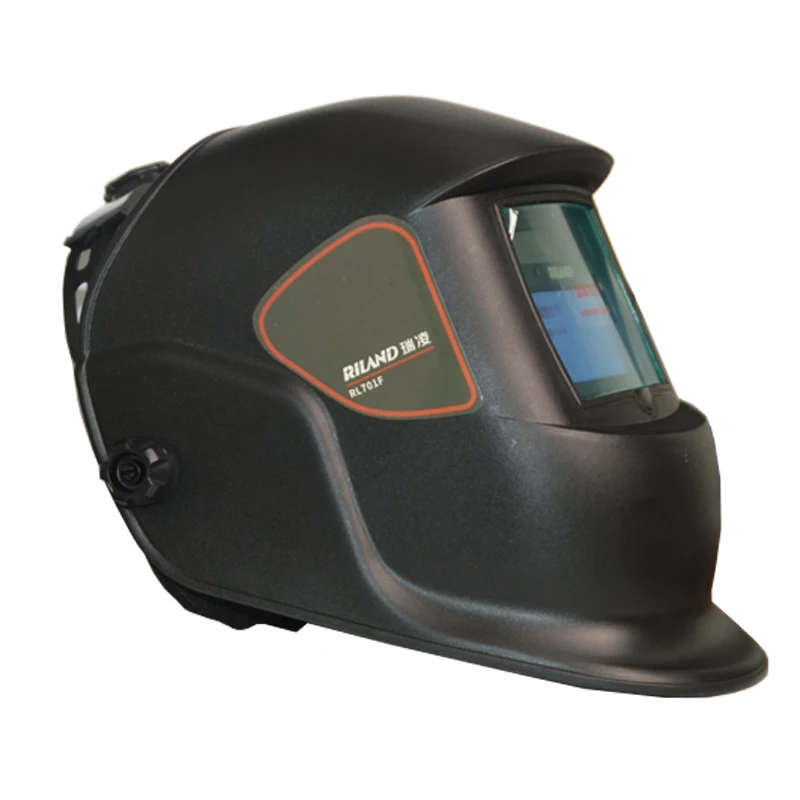 Auto-Darkening Welding Helmet with LED Headlights Stepless Adjustment Combined Solar Powered PP