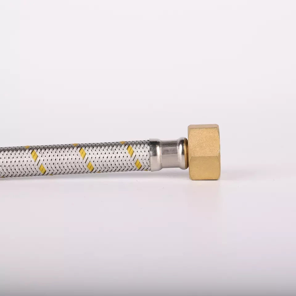 1000pcs 40cm 1/2 Inch Flexible EPDM Stainless Steel Flexible Braided Metal Hose For Wash Basins Inlet Hose Water Pipe