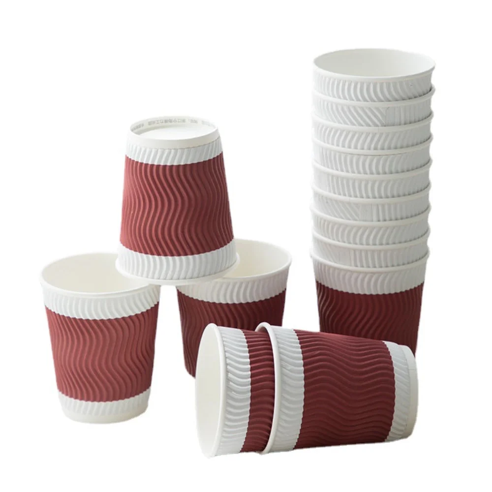 Factory hot sale eco friendly disposable paper coffee cups takeaway paper cups for hot drinks