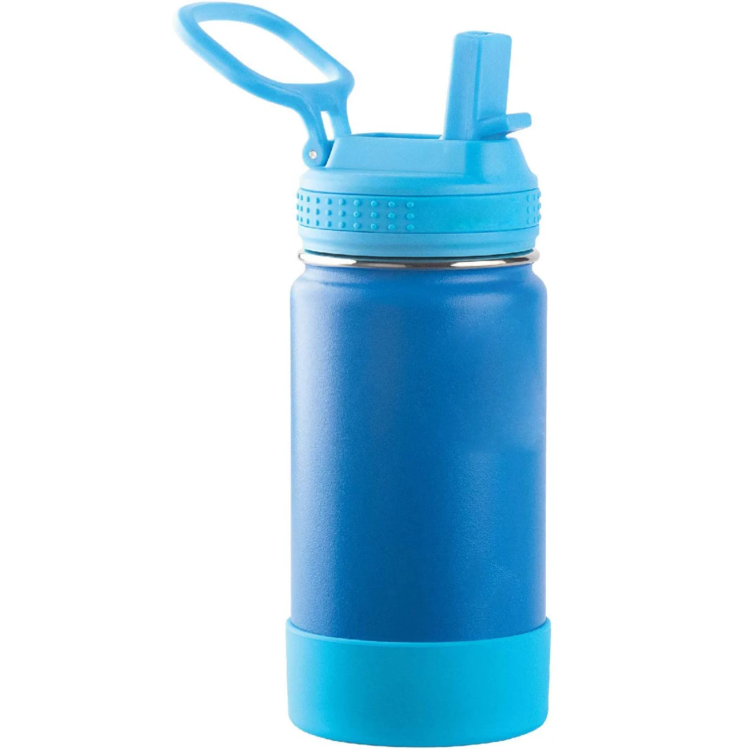 14oz Kids Thermal Double Wall Stainless Steel School Water Bottle With Handle Bottle For Kids With Custom Design Logo