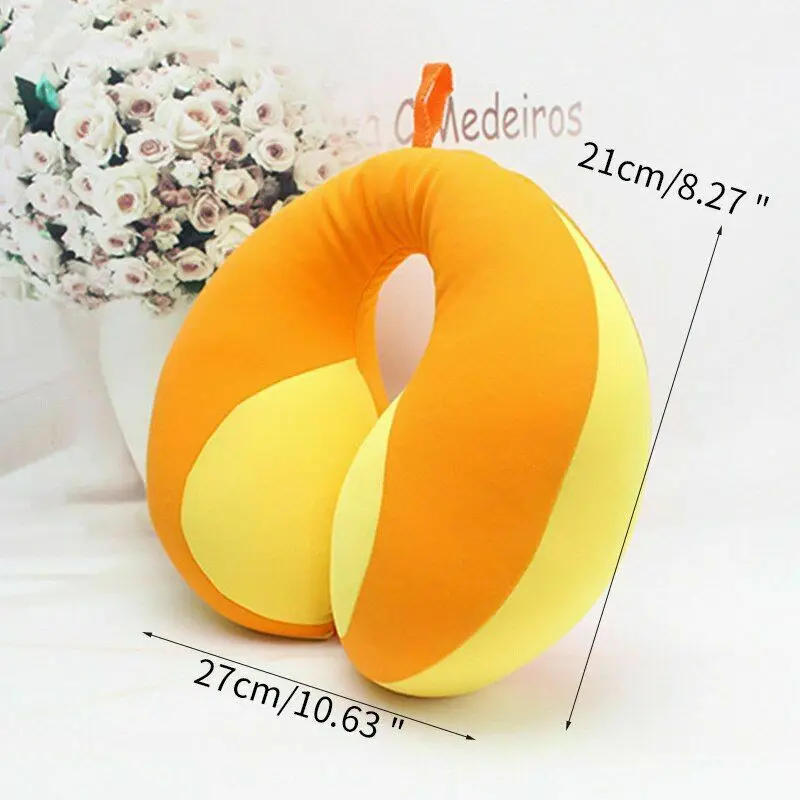 
Kids Travel U Shape Memory Foam Head Neck Support Foam particles Baby Nap Pillow 