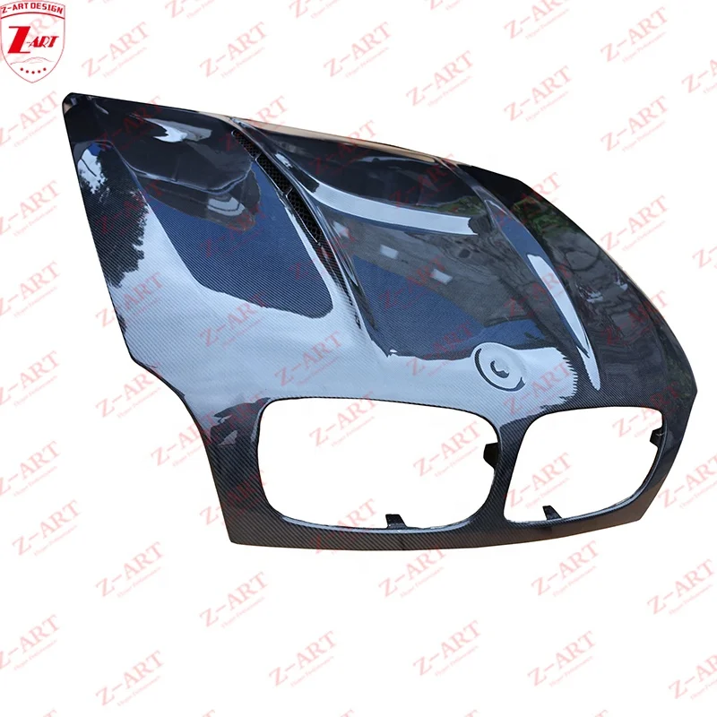 Z-ART 2008-2013 X5 X6 Carbon Engine Bonnet for BMW E71 X6 Carbon Fiber Engine Cover for BMW E70 X5 Carbon Fiber Engine Hood