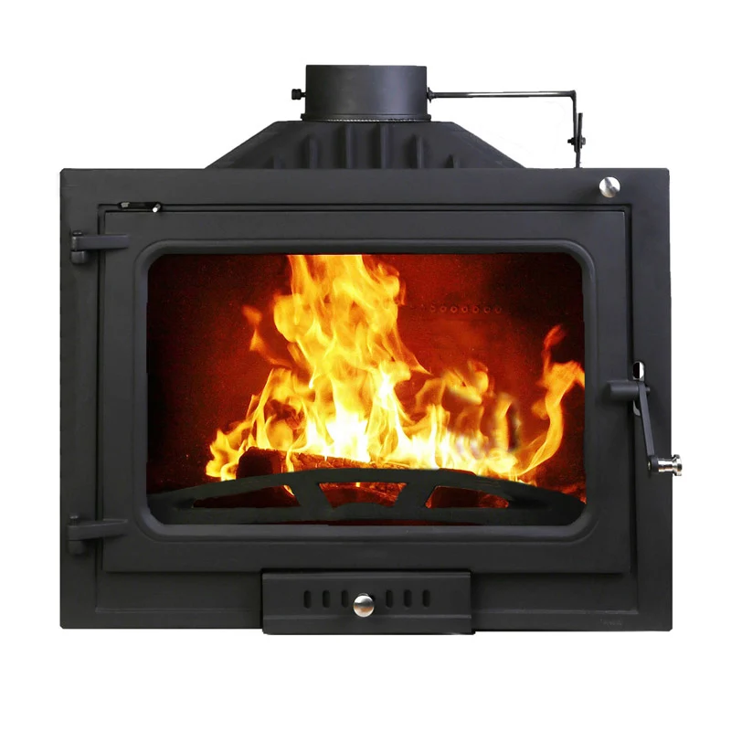 Wood Burning Fireplace Wood Wooden Stove Insert Hot Sale Cast Iron Camiol MOQ 50 Pieces Matt Black Indoor Apartment Support