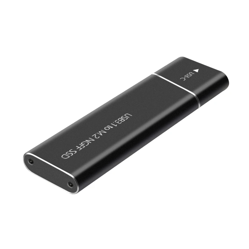 M.2 SSD Case M2 SATA NGFF to USB Type C Adapter Aluminum 6Gbps B-Key Hard Drive External Case Portable for 2230 2242 2260 2280