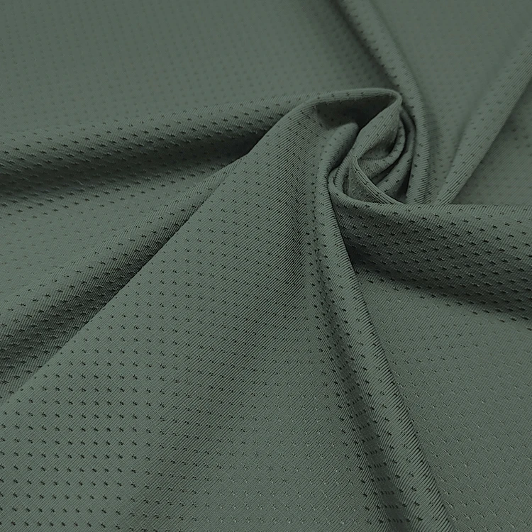 China Supplier Knit Elastic Power Net Mesh Fabric High Stretch Breathable Nylon Material for Clothing/