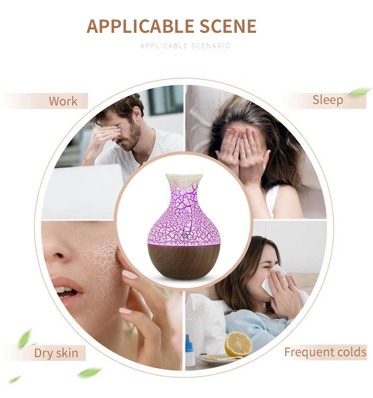 Gradient Essential Oil Diffuser Multi Home Appliance Diffuser Air Purifier Humidifier Nightlight  Aroma Mini Humidifier