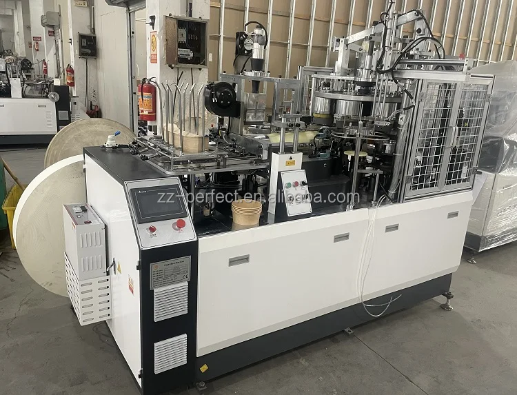 8-35 oz Paper Cup Machine Paper Bowl Machine Custom 60-70 pcs/min Speed Full Automation High Speed Paper Cup Making Machine