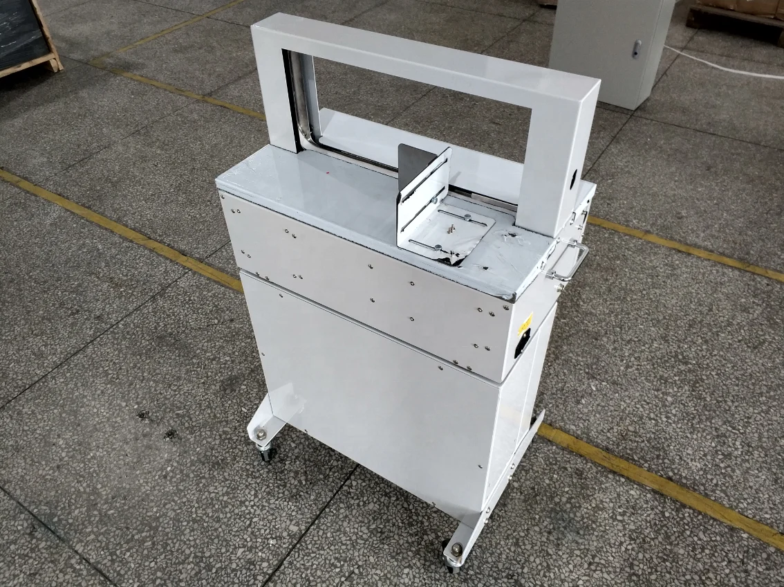 floor type automatic paper banding machine,plastic opp film banding machine