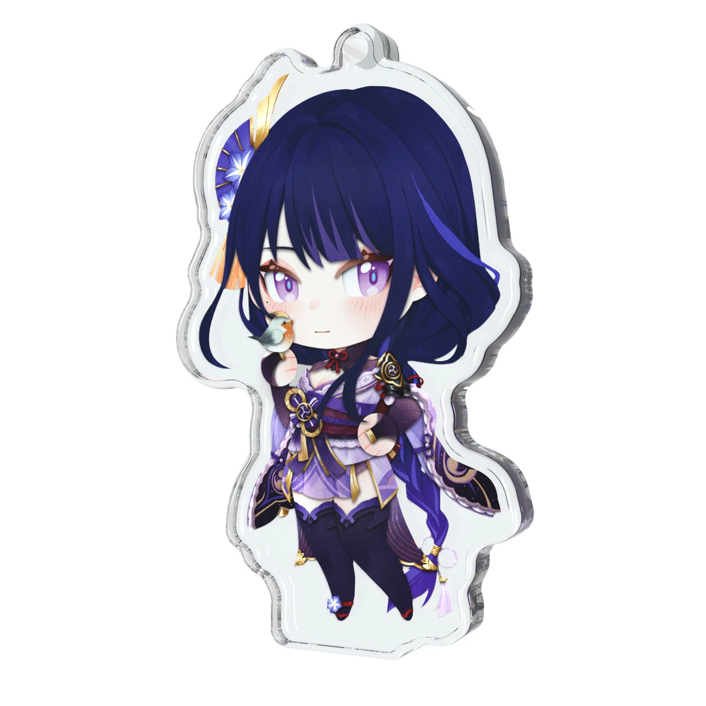 PAKA Cute Plastic Cartoon Acrylic Keychain Blanks Clear Custom Acrylic Keychain Charm Sublimation Printed Anime Acrylic Keychain